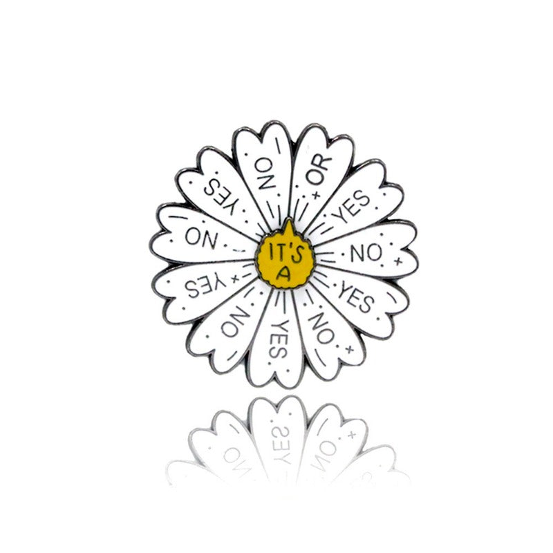 Wholesale Rotatable Rainbow Daisy Roulette Keychain